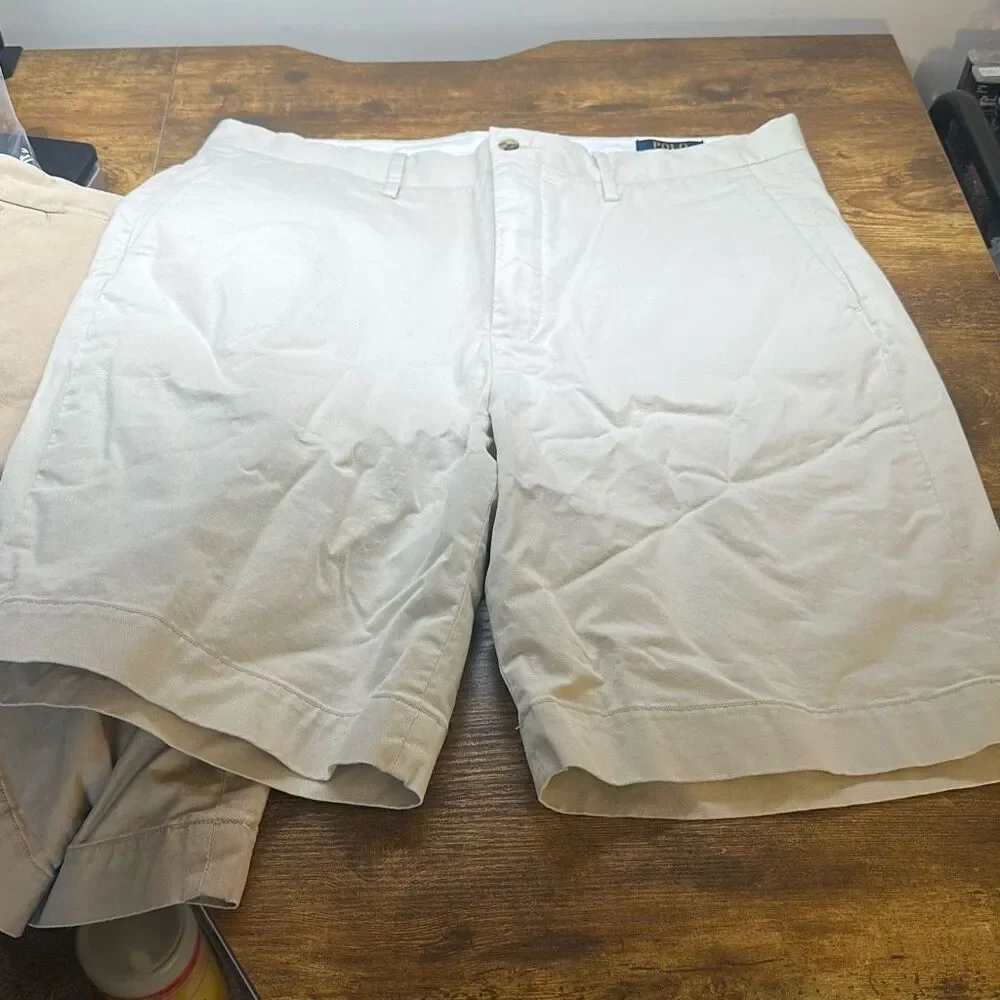 Polo Ralph Lauren Mens Stretch Classic Fit Shorts size‎ 34 Bundle of 2